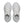 White laces and insoles are used to match the rest of the shoe. 