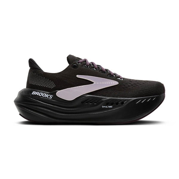 Both the midsole and the upper of this Women's Glycerin Max are black.