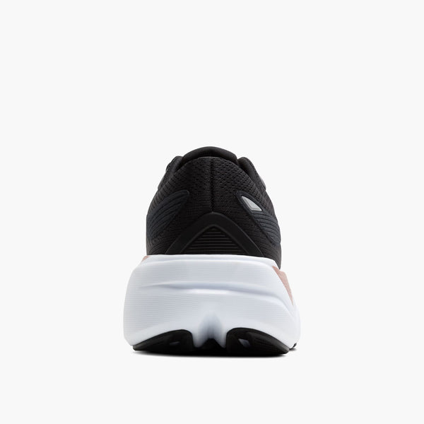 The heel cup locks you in.