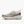 White running shoe with black accents on a white background