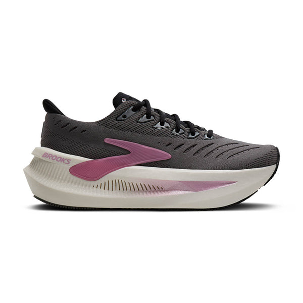 This Glycerin Max 2 has an off-white midsole and a black upper. 