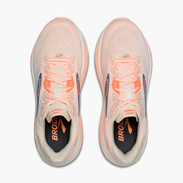 Pair of Brooks running shoes on a white background