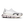 White shoe with a sole design on a white background