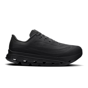 Black athletic shoe on a transparent background