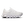 White athletic shoe with a unique sole design on a white background