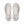 Pair of gray athletic shoes with 'on' branding on a white background