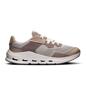White and brown sneaker on a transparent background