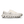 Mostly all white mens running shoe with On logo on a black background
