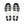 A pair of white athletic shoe soles shown from above, featuring black textured grip pads arranged in a grid pattern.