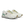 White running shoes with green accents on a transparent background