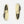Pair of yellow and black sneakers on a white background