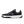 A black On brand low-top sneaker with a textured leather upper, black laces, a white midsole, and a white stylized 'on' logo on the side, shown against a plain white background.
