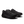 Black running shoes on a transparent background