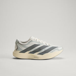 Medial look at a women's adidas EVO SL EXO with white shoe laces.