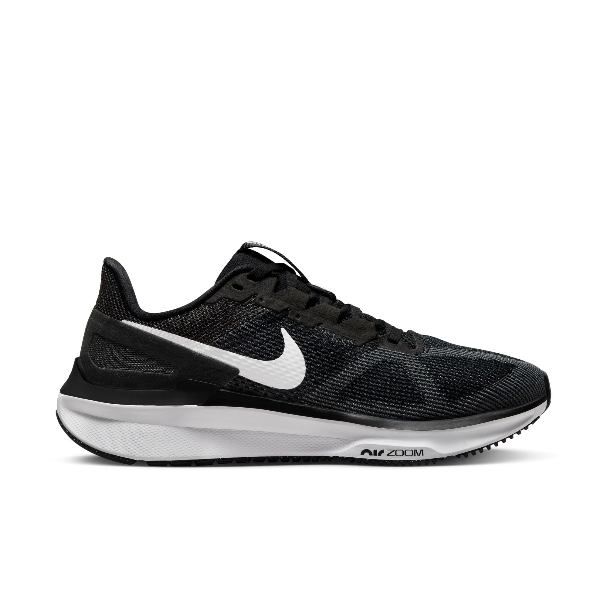 The Nike Straucture is a classic stabiity shoe adn the black/white upper will look good with any outfit