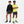 Two people wearing Nike running gear on a white background