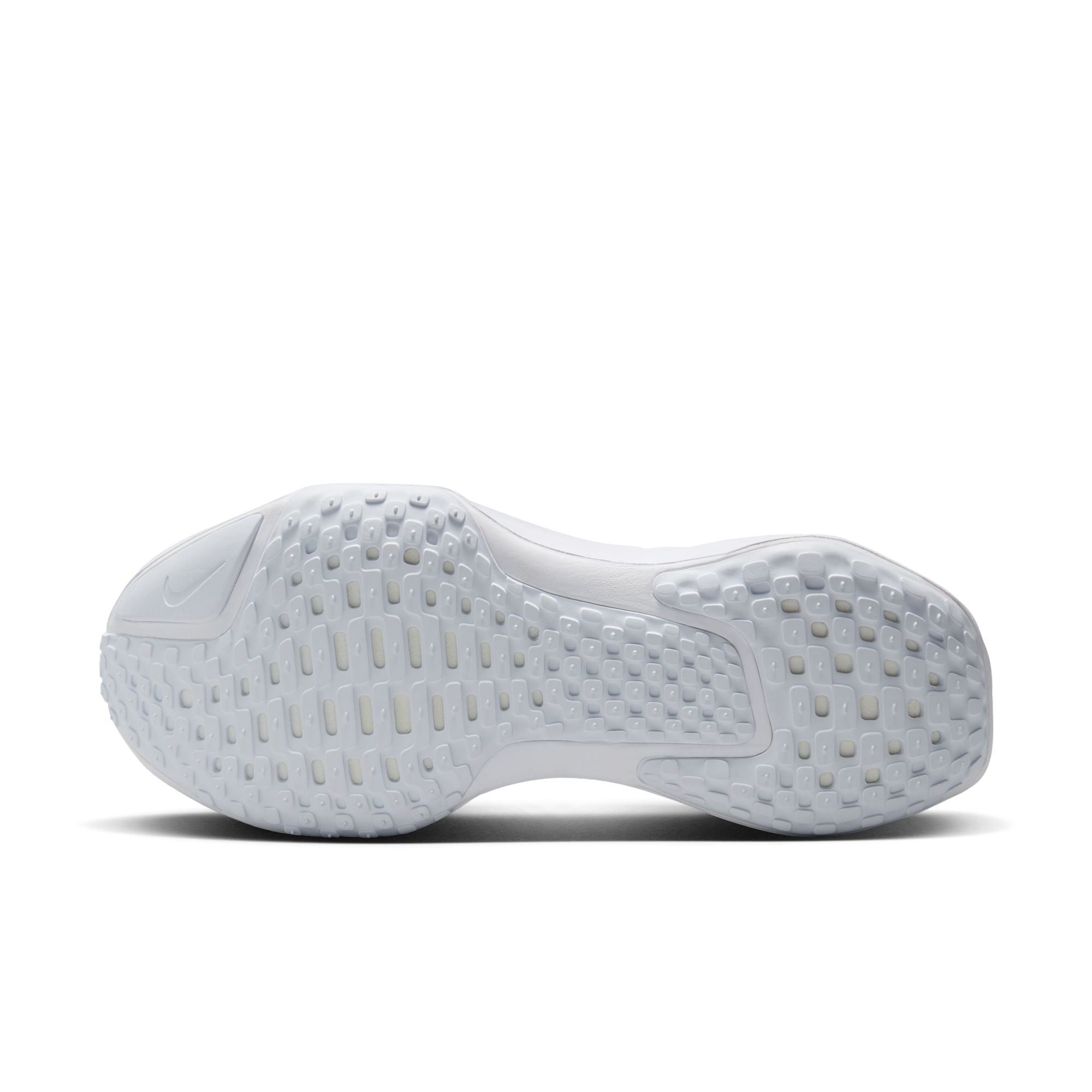 The outsole of the all white Invincible 3 is also white