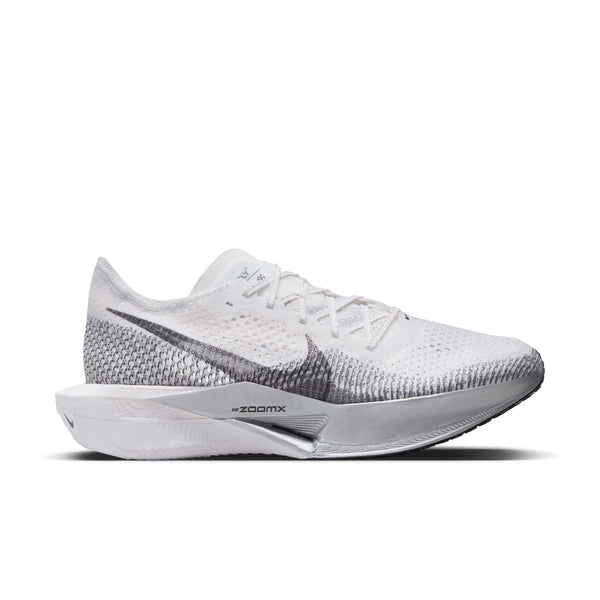 The Men's Vapofly 3 is one of the best shoes ever made for runnnig.  It is very fast and comfortable and this white and grey color looks fast