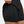 Black athletic shorts being adjusted on a person against a white background