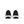 The heel area of this running shoe is all blakc and the midsoleis all white.