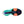 Multicolored sneaker with Nike logo on a white background