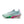 The medial side of the Alphafly 3 is a light blue running shoe with pink accents on a white background.