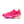 Pink running shoe with Nike logo on a white background