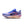 Purple and blue running shoe with Nike logo on a white background