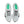 White athletic shoes with black swoosh logo on a white background.