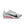 Nike mens white running shoe with black swoosh logo on a white background.