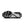 Black and white athletic shoe sole on a white background.
