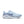 Light blue running shoe with Nike logo on a white background.