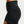 Black compression shorts on a white background