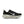 Black running shoe with white Nike logo on a white background.