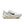 This Nike Vomero 18 has a almost all white upper except for a black Swoosh.