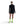 Person wearing a black athletic outfit with neon green socks and shoes on a white background