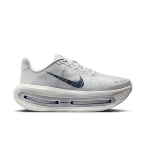 The medial side of a Nike Vomero Premium running shoe with a tonal written "AIR" right in the middle.