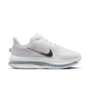 White running shoe with Nike logo on a white background