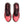Red and black athletic shoes with visible brand logo on a white background.
