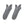Pair of gray socks with textured pattern on a white background