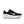 Men's Vomero Plus black running shoe with white Nike logo on a white background.