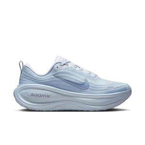 Light blue running shoe with 'ZoomX' branding on a white background.