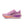 Pink running shoe with Nike logo on a white background