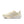 Beige running shoe with white swoosh logo on a white background
