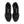 Black Nike running shoes with 'Zoom' branding on a white background.