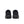 The heel area of the Nike shoes have a camo print on a tonal black shoe.