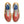 Red Nike sneakers with a white sole on a white background.