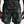 Black athletic shorts with patterned design and Nike branding on a neutral background
