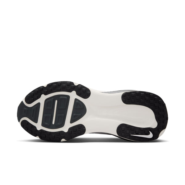 Black and white sole of a shoe on a white background