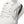 White running shoe with black swoosh logo on a white background